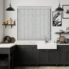 Venezia Slate No-drill Roller Blind - Easy Install Stylish Shade