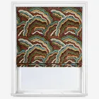 Casamance Annella Topaze Acajou Fonce Roman Blind