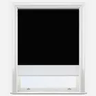Double Roller Aqualuxe Sunvue Black & White Double Roller Blind