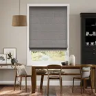 Harrow Tonal Grey & Mineral Trimmed Roman Blind