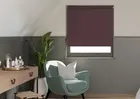 Trinity (blackout) Plum - Twist&fit Roller Blind