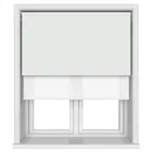 Tradechoice Blackout White Double Roller Blind