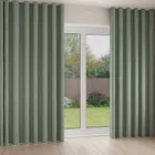 Laura Ashley Middleton Dark Sage Green Wave Curtain Blinds Uk