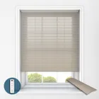 0075 Truffle Electric Venetian Blinds