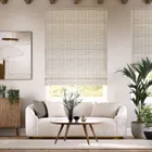 Electric Tulum Blackout Birch & Pumice Roman Blind