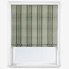 Moon Wentworth Stripe Aqua Roman Blind