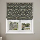William Morris At Home Strawberry Thief Velvet Indigo No Drill Blinds Uk