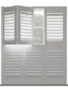 Snow White Tier On Tier Shutter