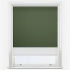 Pop Blackout Ivy & White Double Roller Blind