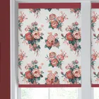 Laura Ashley Cecilia Made To Measure Blackout Roller Blind Red