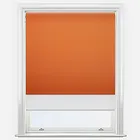 Spectrum Blackout Burnt Orange & White Double Roller Blind