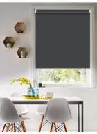 Zinc Grey Blackout Grip Fit® No Drill Roller Blind