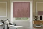 Beverly Mauve - Woven Heavy Voile Roller Blind