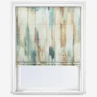 Harlequin Estrato Rust Ruby Roman Blind
