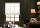 Kalahari Voile Ghost White - Twist&fit Roman Blind