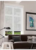 Steel 3% Sunscreen Cordless Spring Loaded Roller Blind