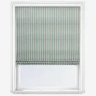 Emily Bond Cornish Stripe Duck Egg Roman Blind