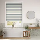 Calcutta Stripe Blue Mist Roller Blind