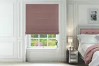 Linosa Dusky Pink - Velour Roman Blind