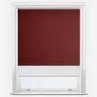 Optima Blackout Merlot Red & White Double Roller Blind