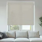 Tobago Mushroom Pelmet Roller Blinds - Elegant Window Coverings