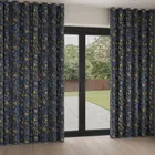 William Morris At Home Fruit Velvet Midnight Wave Curtain Blinds Uk