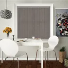Weave Graphite Vertical Blind