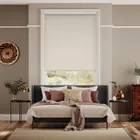 Choices Alcyone White Gold Roller Blind