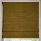 William Morris Lodden Embroidery Made To Measure Roman Blind Ochre