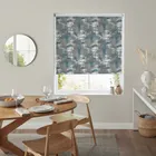 Insta Fit No Drill Adventure Blackout Teal Roller Blinds - Fit In 30 S