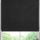 Florence Velvet Made To Measure Roman Blind Ebony