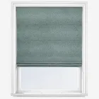 Boucle Sage Green Roman Blind