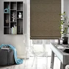 Storm Mocha Roman Blinds