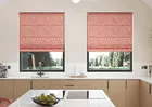 Sandbank Orange Reef - Twist&fit Roman Blind