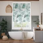 Twist2go Splash Blackout Palm Leaf Sage Green Roller Blind
