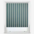 Emily Bond Parasol Stripe Fowey Blue Roller Blind