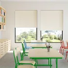 Contract Metropolis Pvc Blackout Alabaster Roller Blind