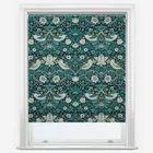 William Morris At Home Strawberry Thief Indigo Roller Blind