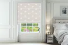 Sara Miller Small Palm Trees Linen - Designer Roman Blind