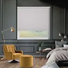 Bedtime Natural Grey Cordless Roller Blind