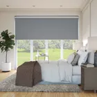 Zenith Wb Xl Blackout Pure Grey Extra Wide Electric Roller Blinds