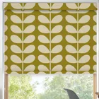 Orla Kiely Jumbo Solid Stem Made To Measure Blackout Roller Blind Seagrass