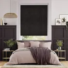 Electric Thermal Luxe Dimout Charcoal Roller Blind