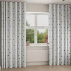 Sophie Allport Dinosaur Navy Wave Curtain Blinds Uk