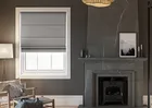Bruschal (blackout) City Black - Roman Blind