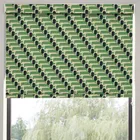Orla Kiely Dog Show Made To Measure Blackout Roller Blind Green