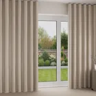 Boudin Taupe Wave Curtain Blinds Uk