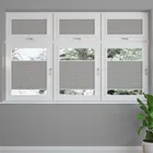Perfect Fit Duoshade Grey Weave Thermal Blind