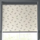Emily Bond Fred Translucent Made To Measure Roller Blind Linen