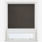 Double Roller Fusion Blackout Brown & White Double Roller Blind